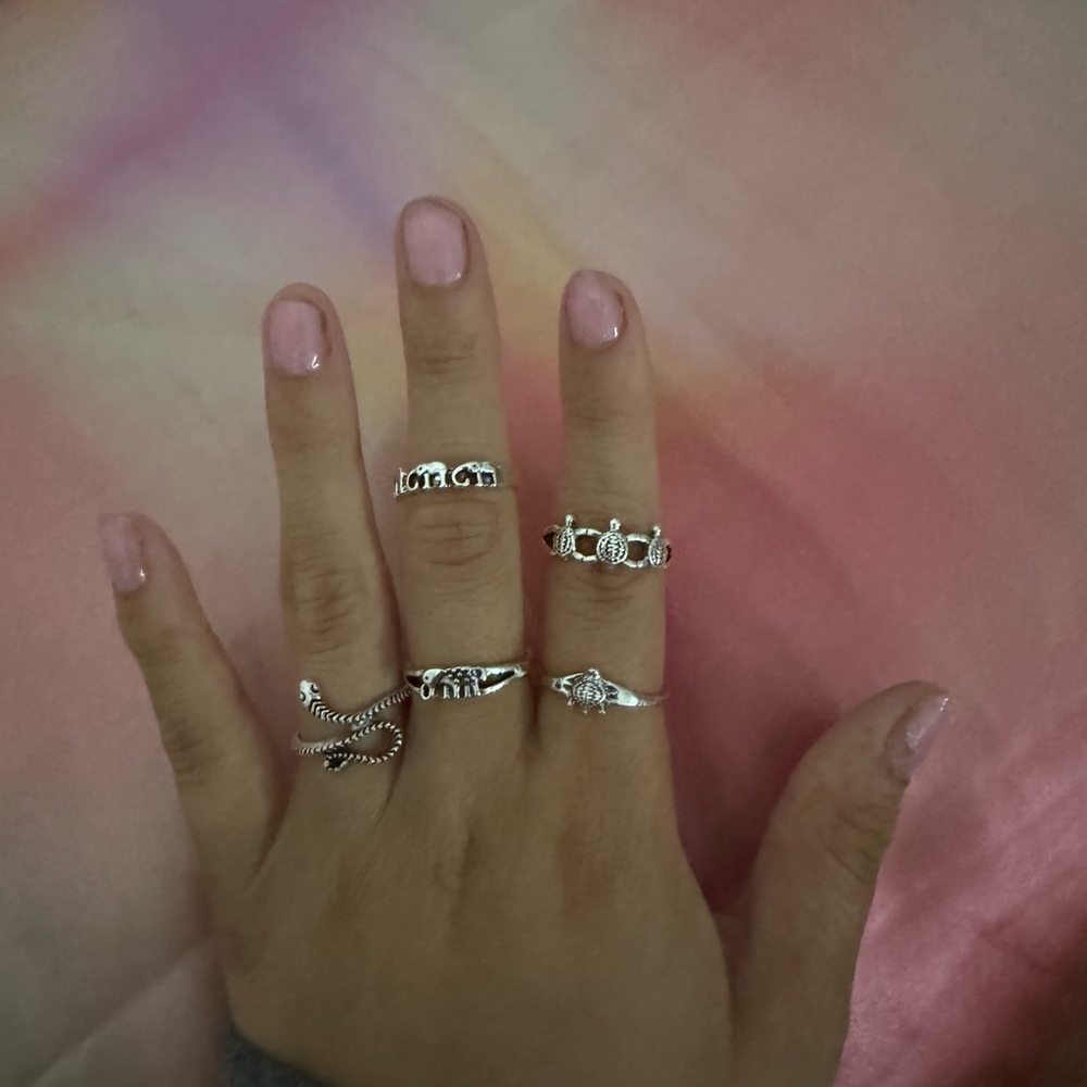 Set of 49 assorted rings